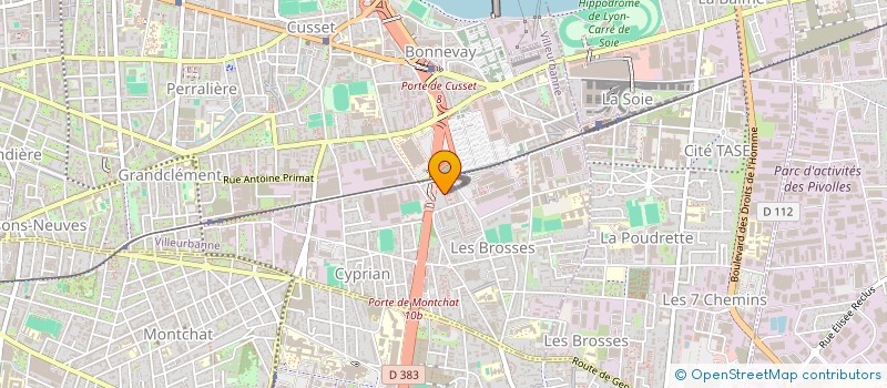 localisation de l'entreprise MONSIEUR NOAH ROGAI  VILLEURBANNE