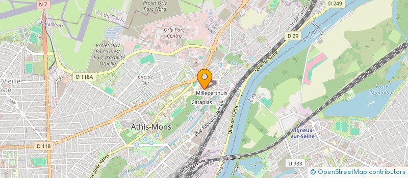 localisation de l'entreprise MONSIEUR NOAH ROMANA  ATHIS-MONS