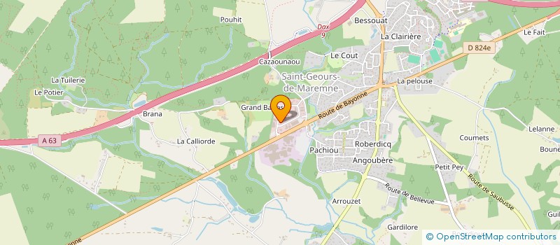 localisation de l'entreprise MONSIEUR NOAH SAINT GERMAIN  SAUBION