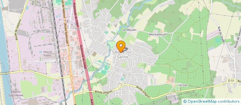 localisation de l'entreprise MONSIEUR NOAH SPADE  SALAISE-SUR-SANNE