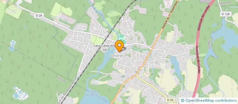 localisation de l'entreprise MONSIEUR NOAH TAMISSA  ONDRES