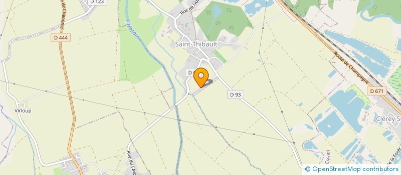 localisation de l'entreprise MONSIEUR NOAH THEVENIN  SAINT-THIBAULT