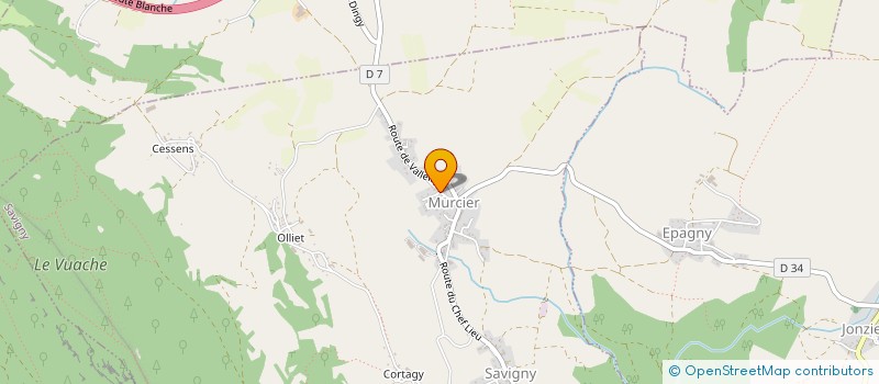 localisation de l'entreprise MONSIEUR NOAM CHARPENTIER  VALLEIRY