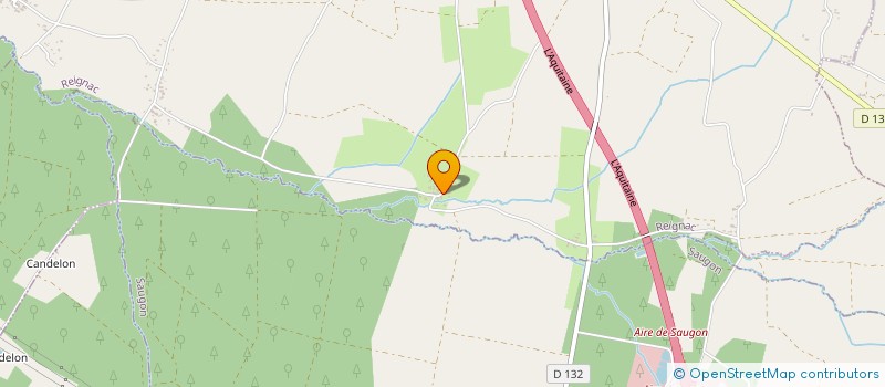 localisation de l'entreprise MONSIEUR NOAM DUFOUR  REIGNAC