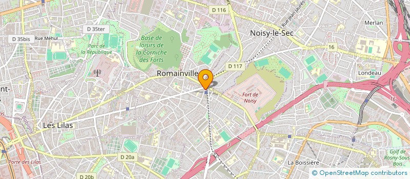 localisation de l'entreprise MONSIEUR NOAM ELBAZ à ROMAINVILLE