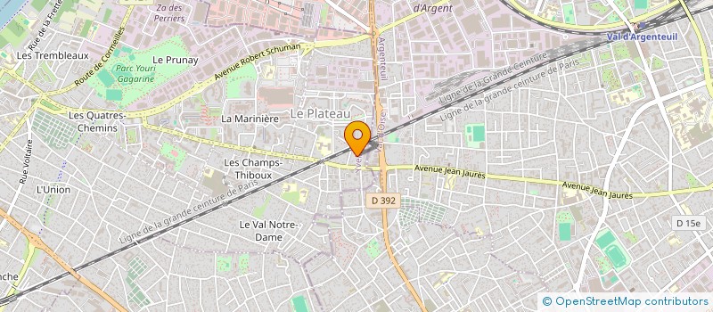 localisation de l'entreprise MONSIEUR NOAM HADJI  SARTROUVILLE