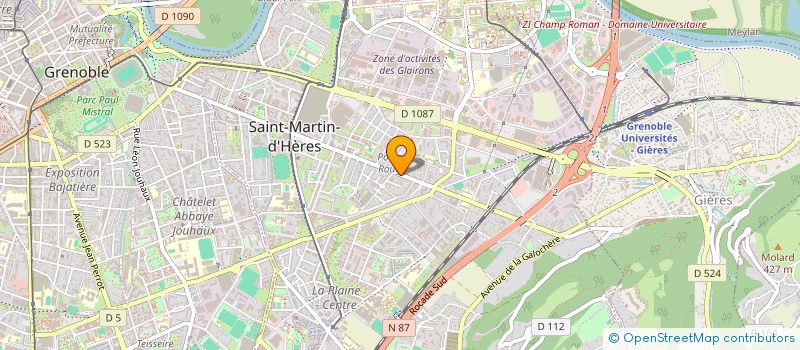 localisation de l'entreprise MONSIEUR NOAM IZEM  SAINT-MARTIN-D'HERES