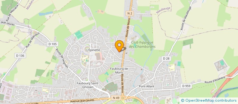 localisation de l'entreprise MONSIEUR NOAM LACHAAB  MAUBEUGE