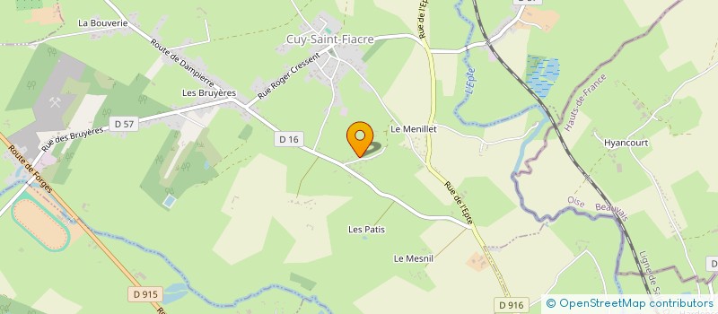 localisation de l'entreprise MONSIEUR NOAM LESUEUR  CUY-SAINT-FIACRE