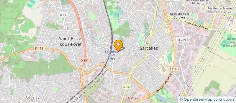 localisation de l'entreprise MONSIEUR NOAM MEDJBER  SARCELLES