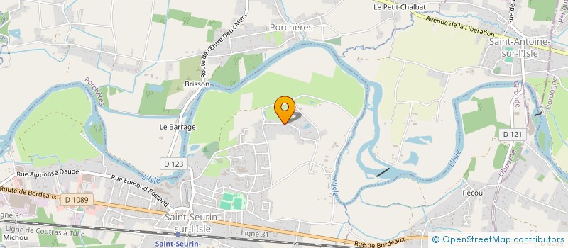 localisation de l'entreprise MONSIEUR NOAM OUAMRANE  SAINT-SEURIN-SUR-L'ISLE