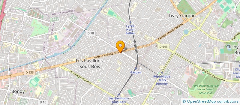 localisation de l'entreprise MONSIEUR NOAM RODRIGUES  LES PAVILLONS-SOUS-BOIS