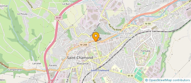 localisation de l'entreprise MONSIEUR NOAMAN BENLEFKI  SAINT-CHAMOND