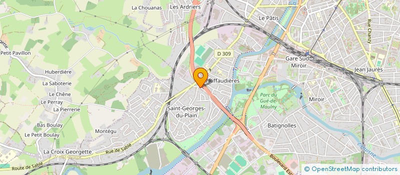 localisation de l'entreprise MONSIEUR NOAMANE SEMLALI  LE MANS