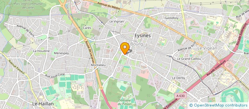 localisation de l'entreprise MONSIEUR NOAME ZAHIR  EYSINES