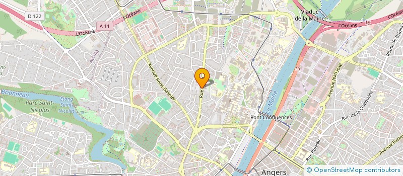 localisation de l'entreprise MONSIEUR NOAN COLIN à ANGERS