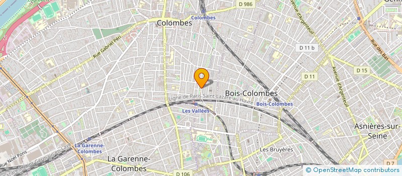 localisation de l'entreprise MONSIEUR NOAN DELFOSSE  COLOMBES