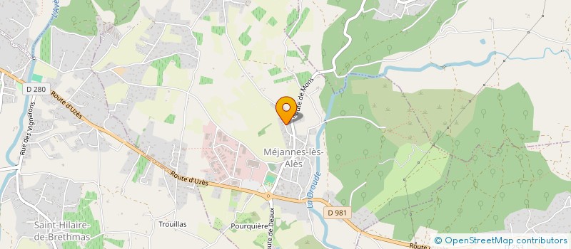 localisation de l'entreprise MONSIEUR NOANN RITAS  MEJANNES-LES-ALES