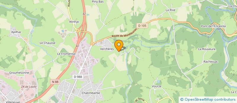 localisation de l'entreprise MONSIEUR NOBERT CELLE à GRAZAC
