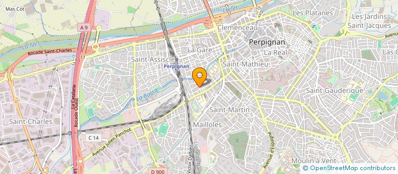 localisation de l'entreprise MONSIEUR NOE AGRET  PERPIGNAN