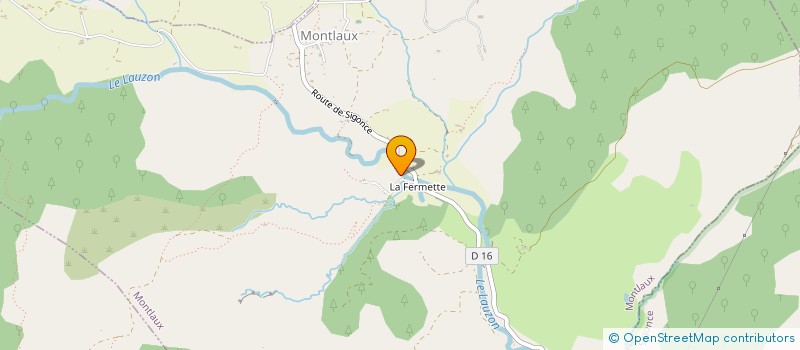 localisation de l'entreprise MONSIEUR NOE ALIDIERE à MONTLAUX