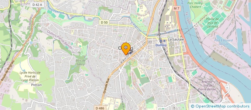 localisation de l'entreprise MONSIEUR NOE ANTERIEUX  OULLINS-PIERRE-BENITE