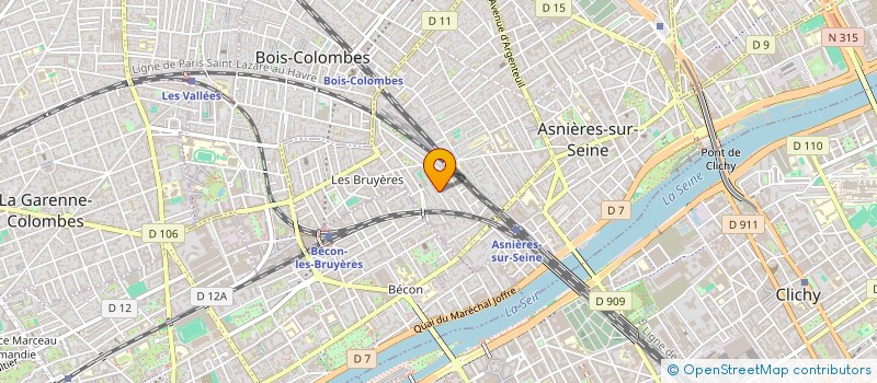 localisation de l'entreprise MONSIEUR NOE BARRAL à ASNIERES-SUR-SEINE