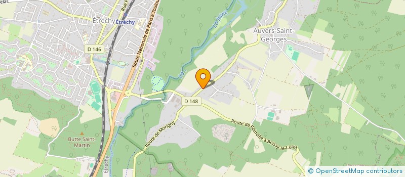 localisation de l'entreprise MONSIEUR NOE BAUD  AUVERS-SAINT-GEORGES