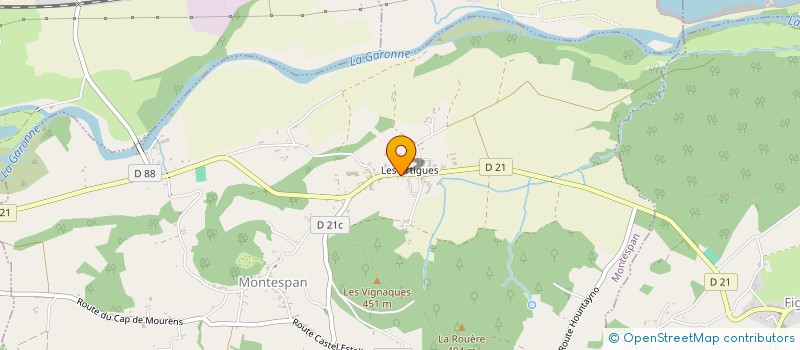 localisation de l'entreprise MONSIEUR NOE BERG  MONTESPAN