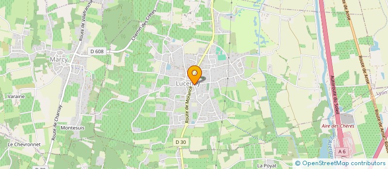 localisation de l'entreprise MONSIEUR NOE BERTAGNA  LUCENAY