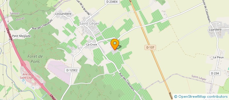 localisation de l'entreprise MONSIEUR NOE BRIANT  SAINT-LEGER