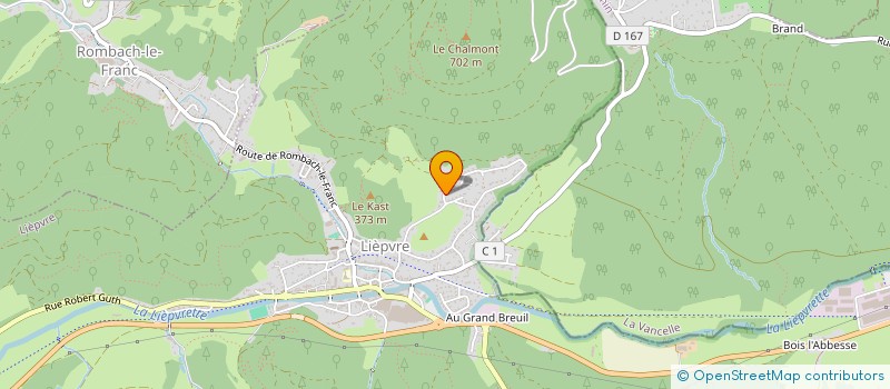 localisation de l'entreprise MONSIEUR NOE BROHM  LIEPVRE