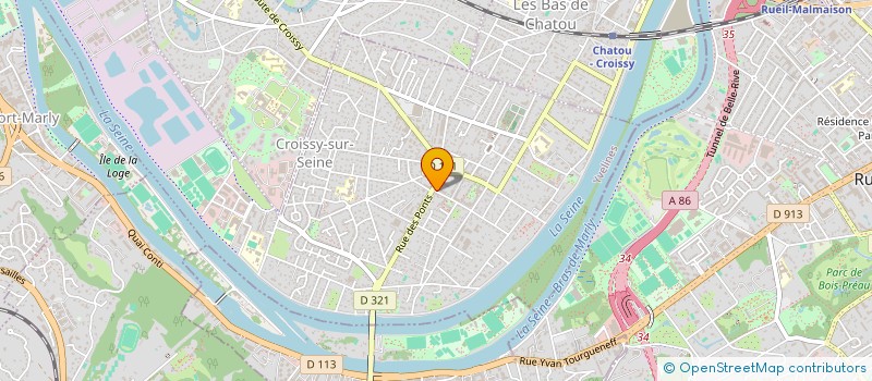 localisation de l'entreprise MONSIEUR NOE CHAUVIN  CROISSY-SUR-SEINE