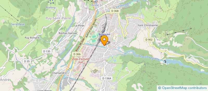 localisation de l'entreprise MONSIEUR NOE COLOMBAN  BRIANCON