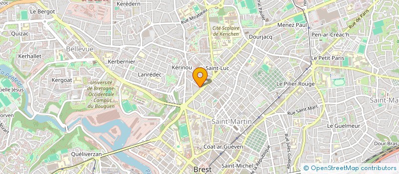 localisation de l'entreprise MONSIEUR NOE CORVEST à BREST