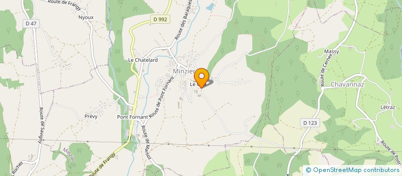 localisation de l'entreprise MONSIEUR NOE COURLET  MINZIER