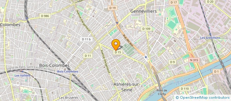 localisation de l'entreprise MONSIEUR NOE CUENOT  ASNIERES-SUR-SEINE