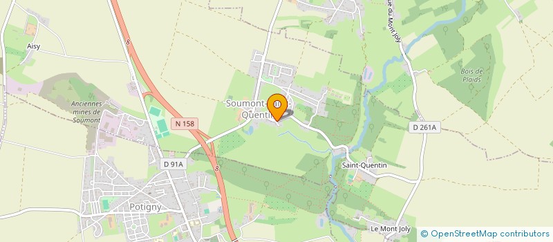 localisation de l'entreprise MONSIEUR NOE DELAUNAY  SOUMONT-SAINT-QUENTIN