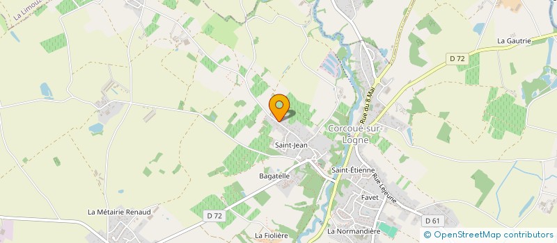 localisation de l'entreprise MONSIEUR NOE DESPREAUX à CORCOUE-SUR-LOGNE