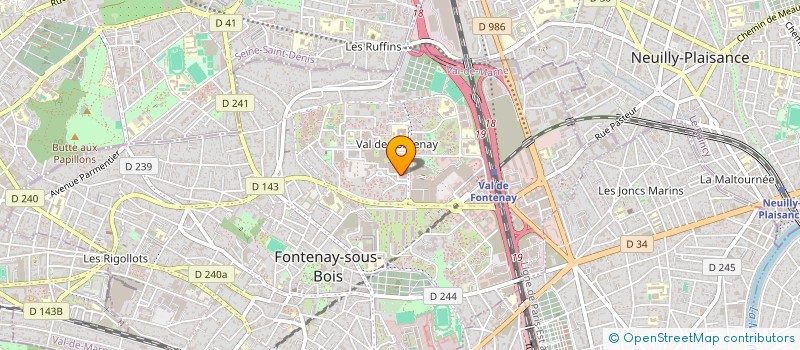 localisation de l'entreprise MONSIEUR NOE DUPUIS à FONTENAY-SOUS-BOIS