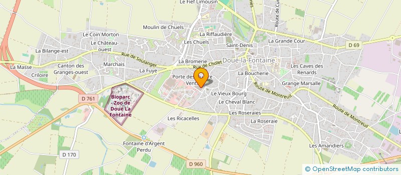 localisation de l'entreprise MONSIEUR NOE ETIENNE à DOUE-EN-ANJOU