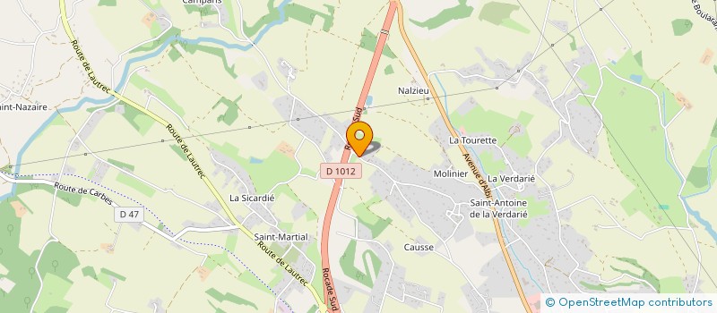 localisation de l'entreprise MONSIEUR NOE FABRE à CASTRES