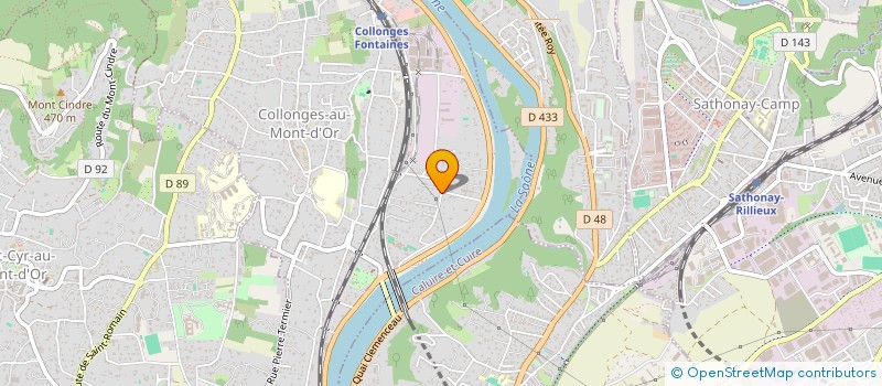 localisation de l'entreprise MONSIEUR NOE FONTAINE  COLLONGES-AU-MONT-D'OR