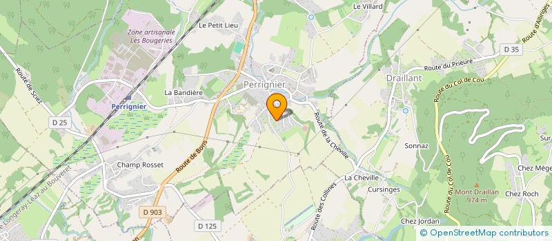 localisation de l'entreprise MONSIEUR NOE GAUDRY  PERRIGNIER