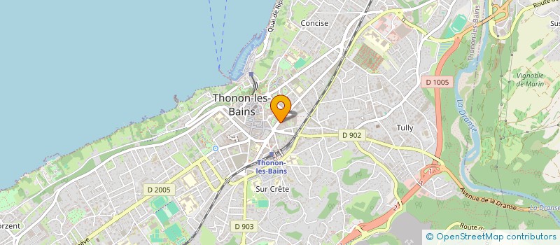localisation de l'entreprise MONSIEUR NOE HADDOU à THONON-LES-BAINS