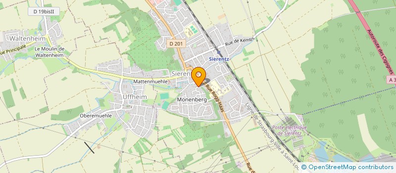 localisation de l'entreprise MONSIEUR NOE HAMERLA  SIERENTZ