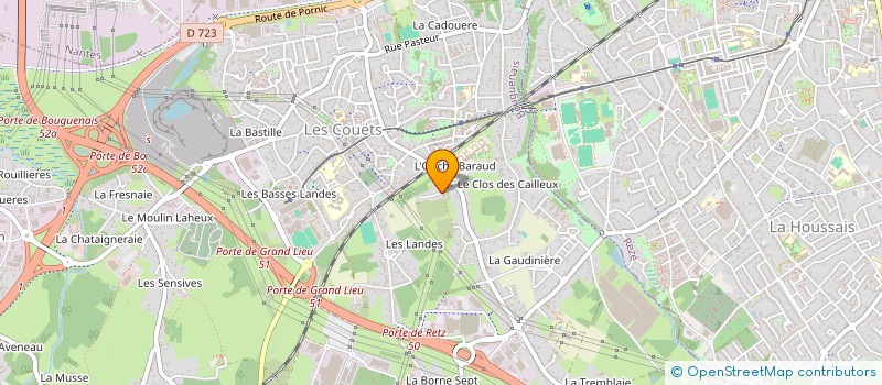 localisation de l'entreprise MONSIEUR NOE HOGNON  BOUGUENAIS