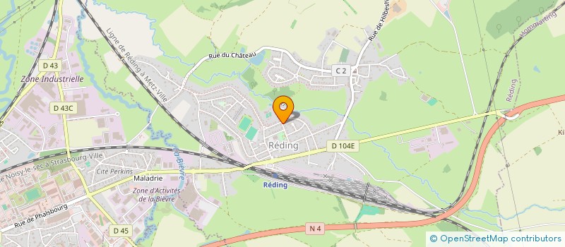 localisation de l'entreprise MONSIEUR NOE KIEFFER  REDING