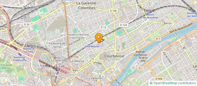 localisation de l'entreprise MONSIEUR NOE KOPF à COURBEVOIE