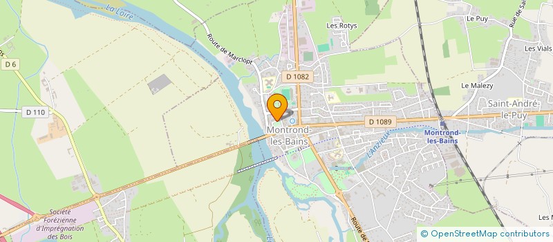 localisation de l'entreprise MONSIEUR NOE LASRI à MONTROND-LES-BAINS
